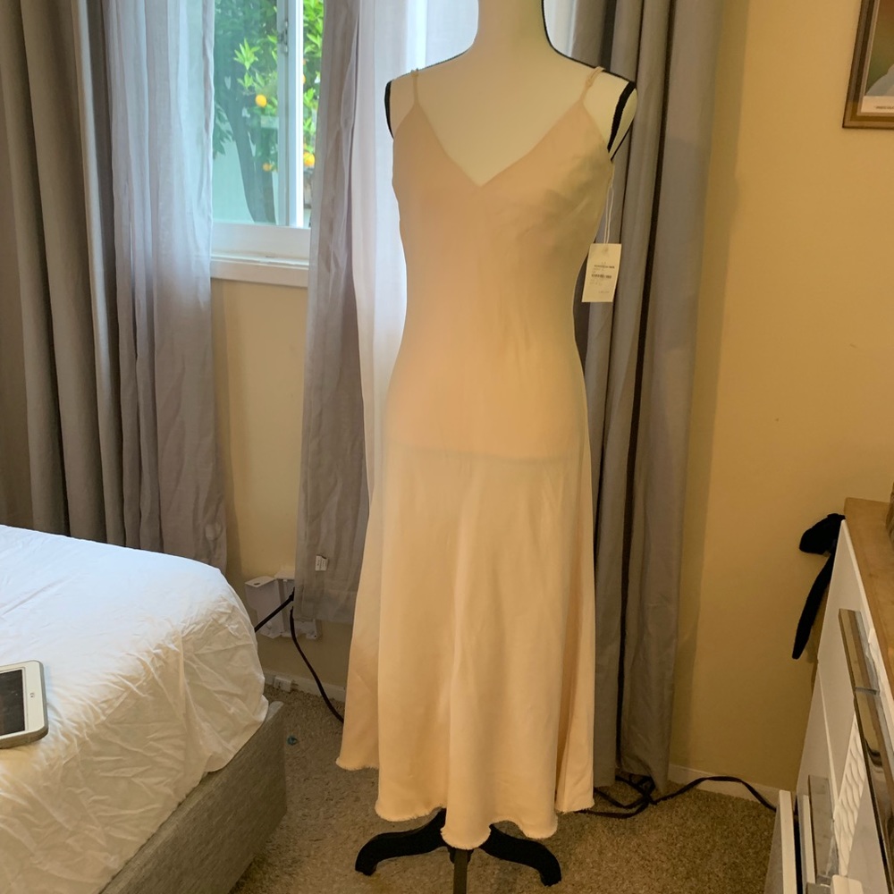 Frame satin dress size S